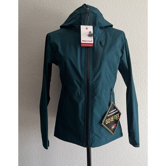 NWT Marmot Gore-tex Knife Edge Jacket Women's Size Small Green - Picture 4 of 16